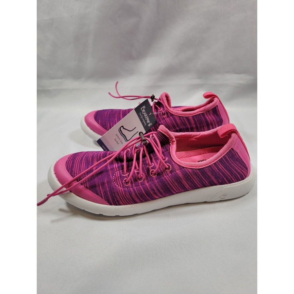 Bearpaw Irene Active Shoes Womens Size 6 Lightweight Purple Pink Knit Sneaker